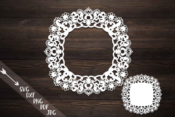 Doily, Lace, Monogram: Creative Designs for Every Project