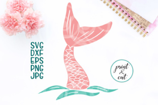 Hand Drawn Mermaid Tail: A Versatile Design for Creative Projects