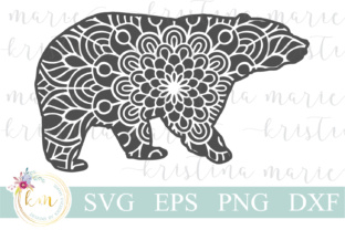 Mandala Bear Cut File: A Versatile Design for Creative Projects