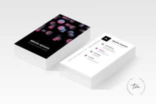 Modern Concept Business Card Template 28: A Versatile Design for Professional Use
