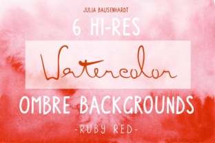 Watercolor Ombre Backgrounds Red: A Versatile Design Resource